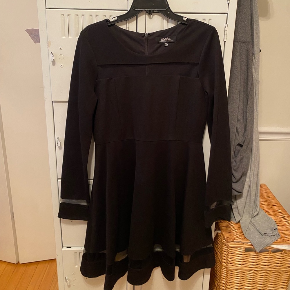 Lulu’s Long Sleeve Skater Dress